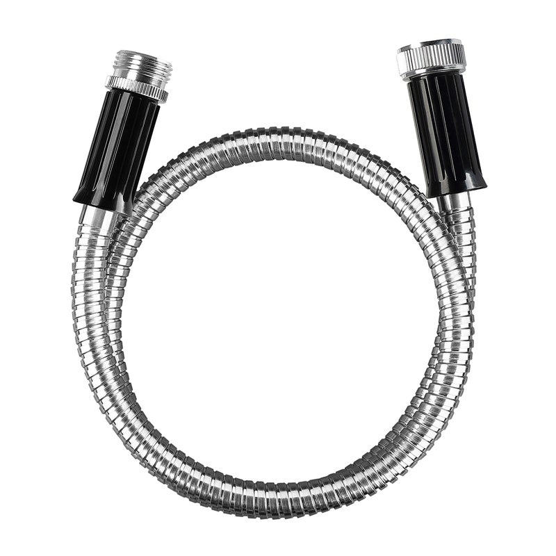 Beaulife Metal Short Garden Hose 3ft Connectors  Drainage Hose for Dehumidifier Small Water Hose Extension High Pressure Bib Reel Extender  Drinking Water Hose for RV Outdoor - Image 1